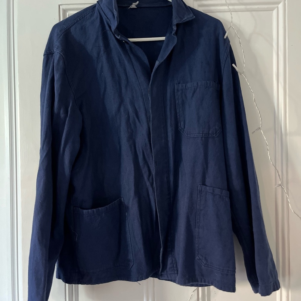 Authentic French chore jacket purchased in Paris. Soft cotton - Picture 3 of 7